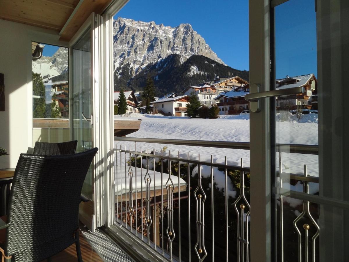 Appartements Loisachpromenade Ehrwald Buitenkant foto